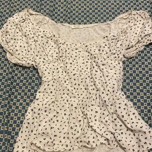 Babydoll top coquette brandy Melville John Galt